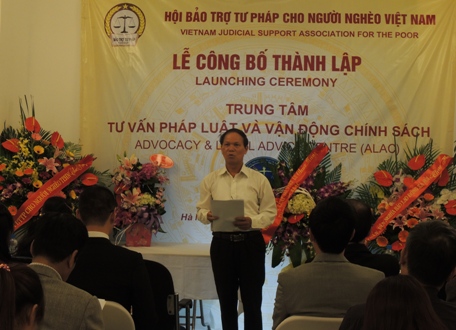 Ra mắt Trung tâm tư vấn pháp luật và vận động chính sách